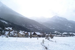 Les Alberts in winter